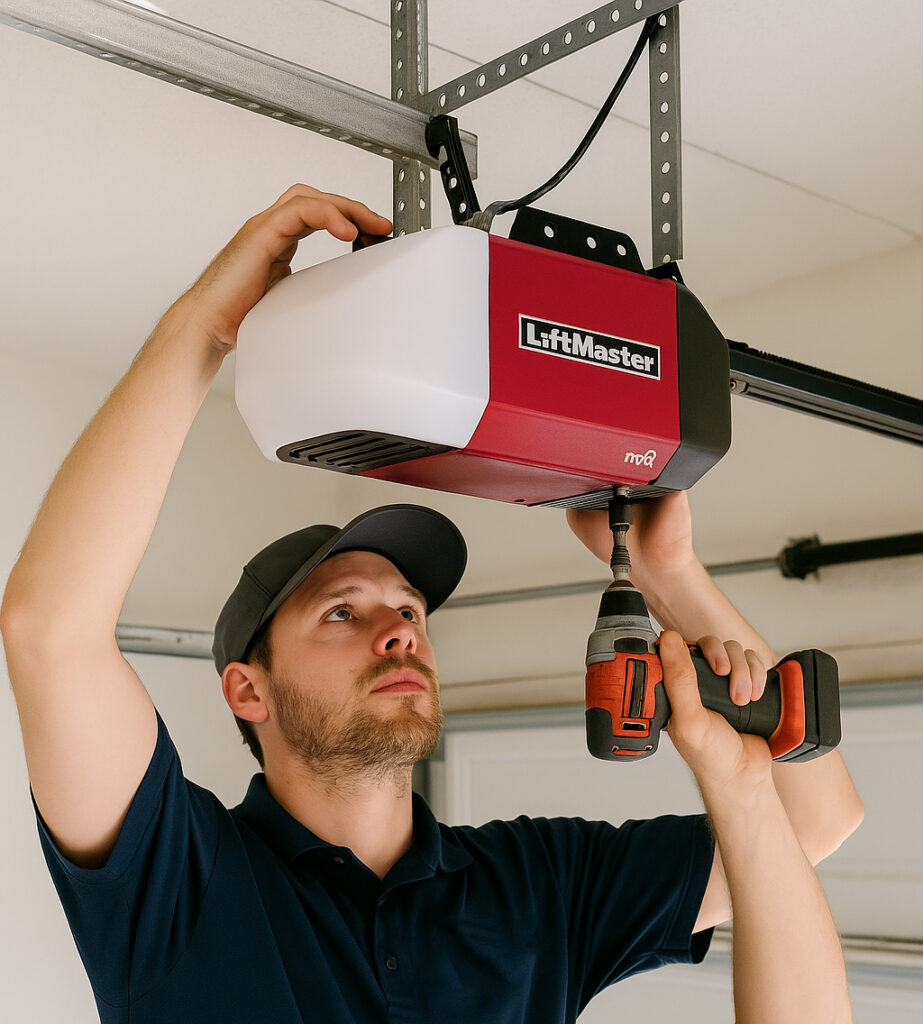 Spotlight on LiftMaster: Advanced Garage Door Openers for Modern Homes ChatGPT Image Apr 8 2025 12 17 02 PM