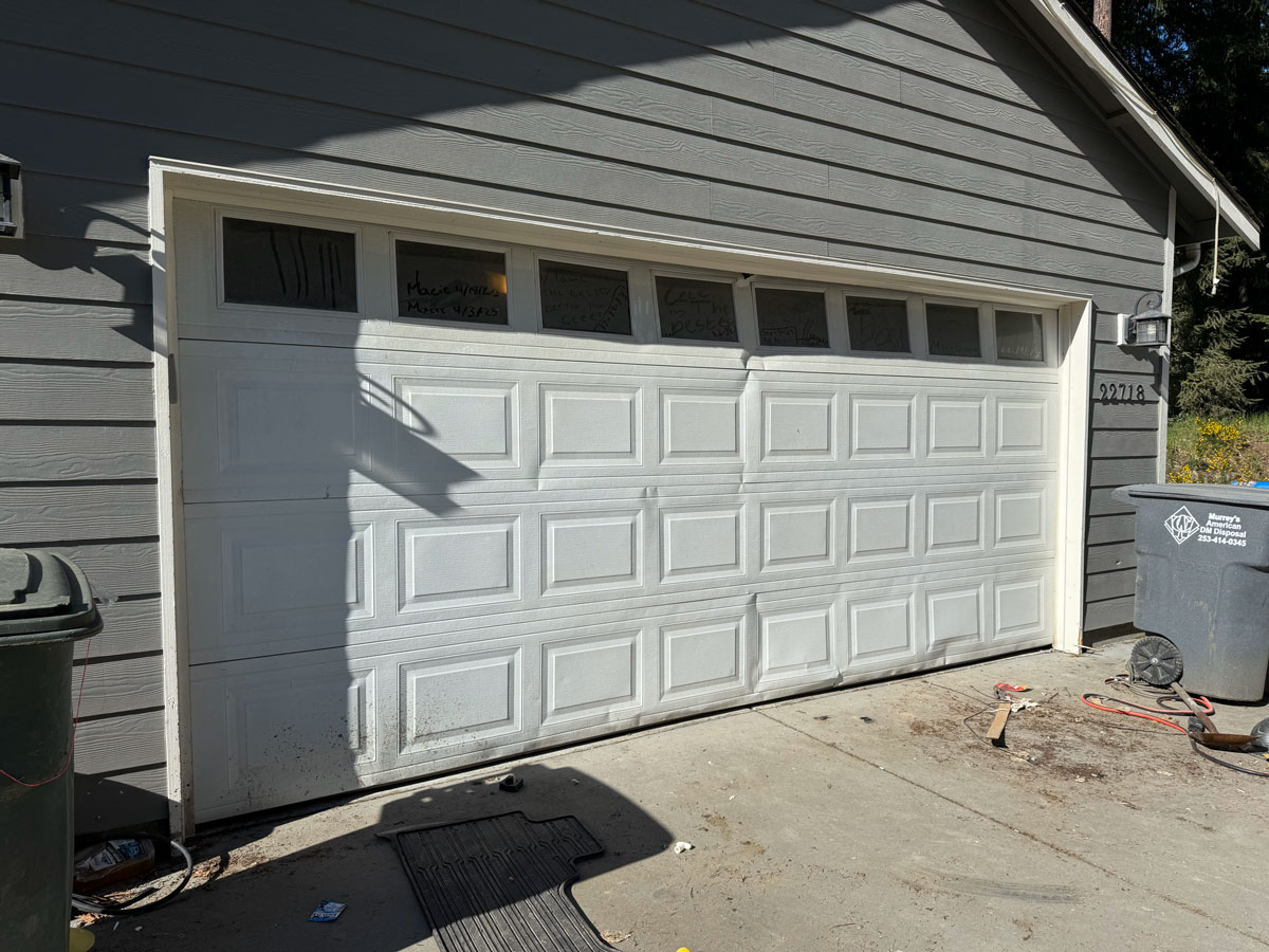 Residential Projects lsd before upgrade hormann 16 x 7 3400 with glass orting wa 1