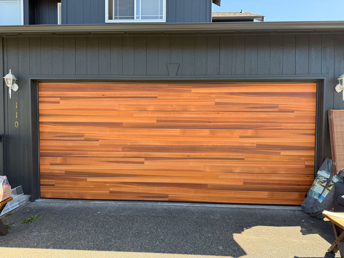 Residential Projects lsd before garage door upgrade 16 x 7 wayne dalton 8300 cedar plank door tacoma wa 2