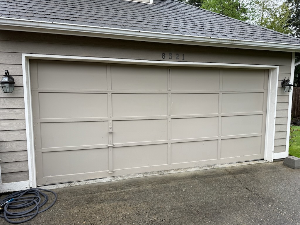 Residential Projects before garage door upgrade hormann 16 x 7 3400 long panel university place wa