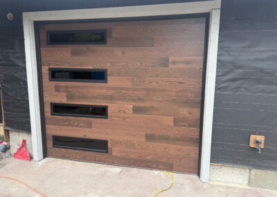 residential garage 8 x 7 clopay plank door with glass puyallup wa 1