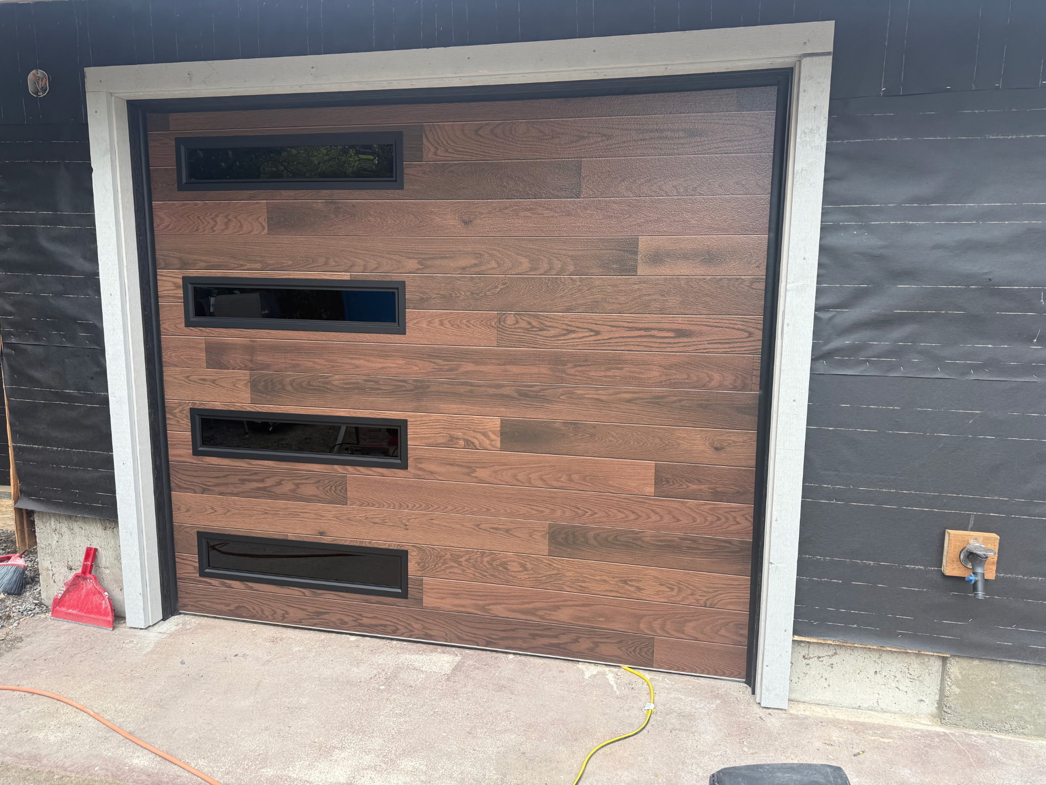 Residential Projects residential garage 8 x 7 clopay plank door with glass puyallup wa 1
