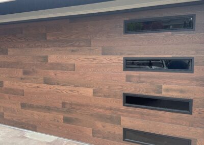 residential garage 8 x 7 clopay plank door with glass puyallup wa 2