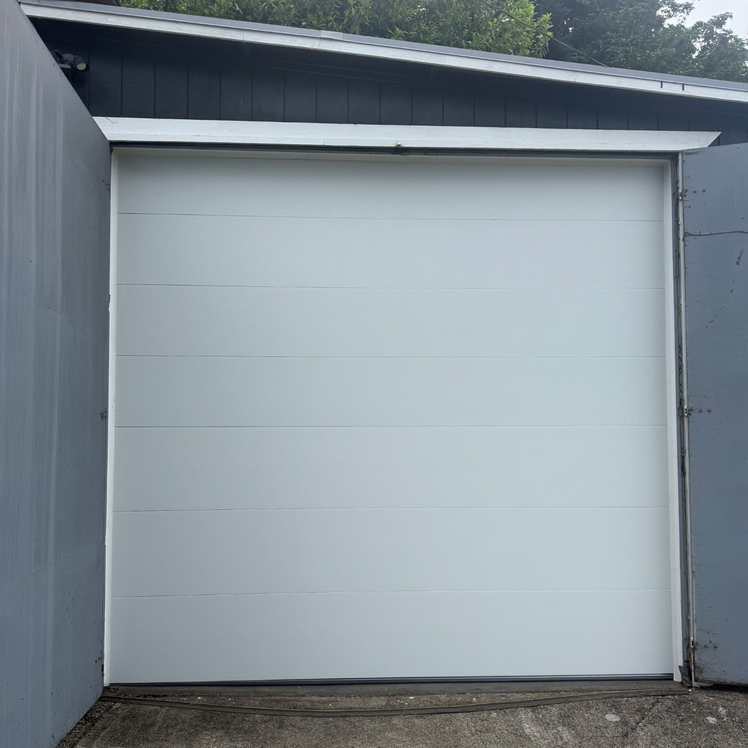 after flush panel garage door upgrade hormann 3400 12 x 11 and 8 x7 tacoma wa 1 e1780470712944
