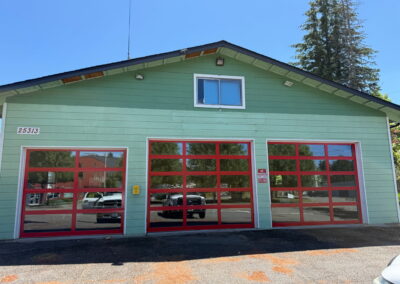 after upgrade commercial garage door fire department black diamond wa 3