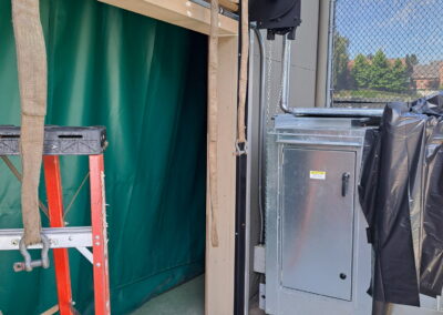 commercial rolling steel door 9 x 7 feet 7 inches installed tacoma wa 1