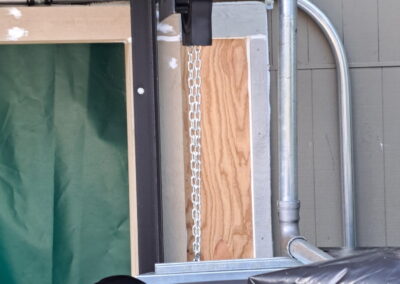 commercial rolling steel door 9 x 7 feet 7 inches installed tacoma wa 2