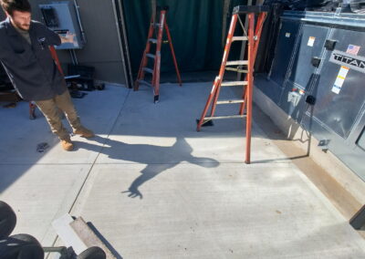 commercial rolling steel door 9 x 7 feet 7 inches installed tacoma wa 3
