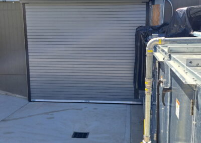 commercial rolling steel door 9 x 7 feet 7 inches installed tacoma wa 4
