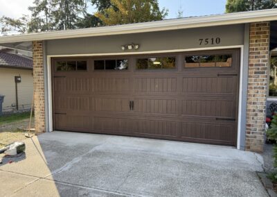 Wayne Dalton bidirectional tinted glass garage door