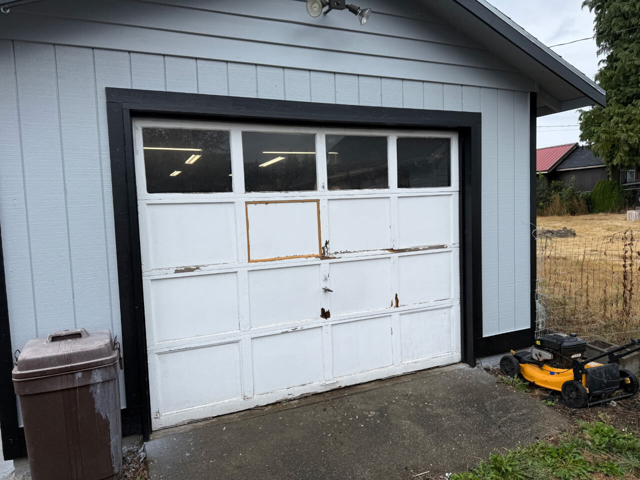 Residential Projects before garage door upgrade hormann 9 x 7 3400 with glass carbonado wa